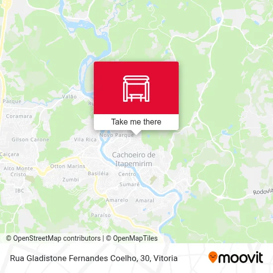 Rua Gladistone Fernandes Coelho, 30 map