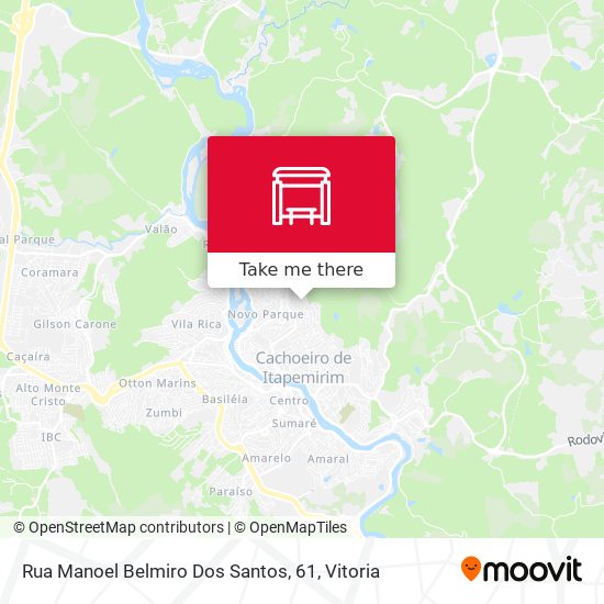 Rua Manoel Belmiro Dos Santos, 61 map
