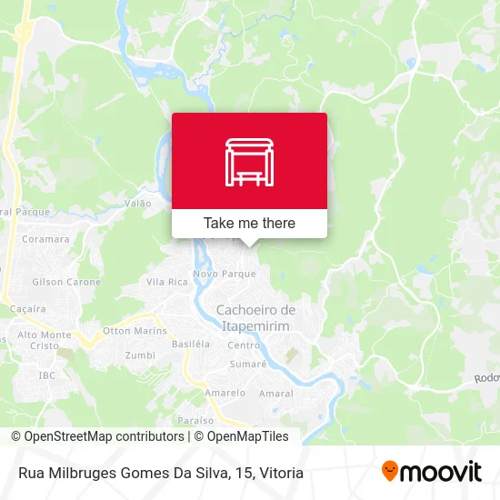 Rua Milbruges Gomes Da Silva, 15 map