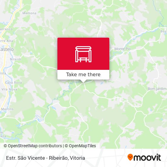Estr. São Vicente - Ribeirão map