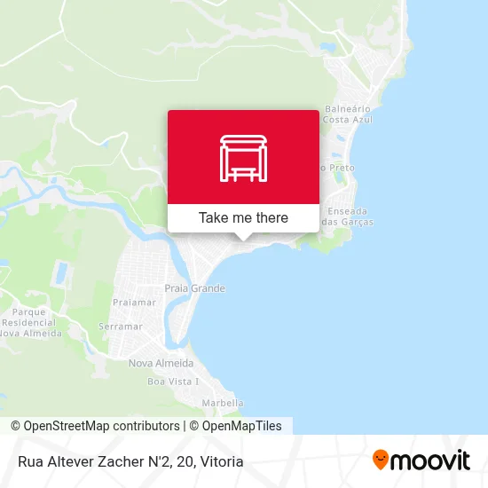 Rua Altever Zacher N'2, 20 map