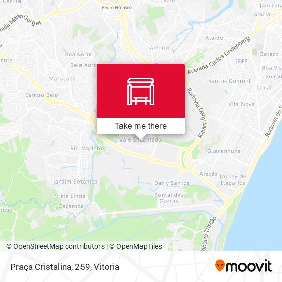 Praça Cristalina, 259 map