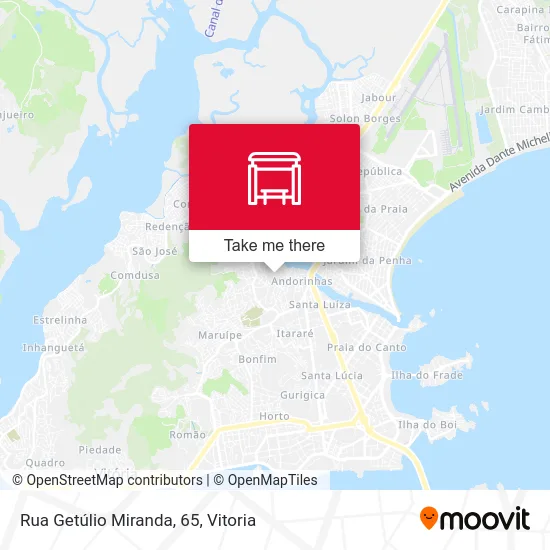 Rua Getúlio Miranda, 65 map
