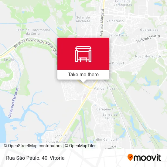 Rua São Paulo, 40 map