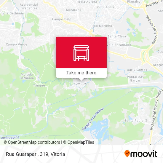Rua Guarapari, 319 map