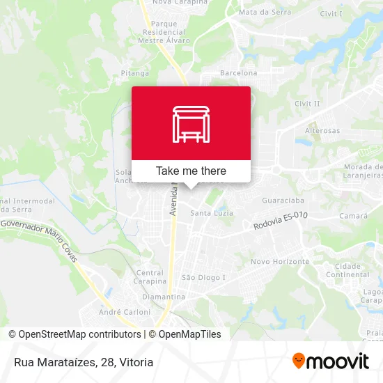 Rua Marataízes, 28 map