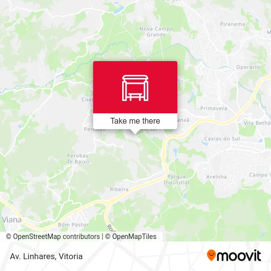 Av. Linhares map