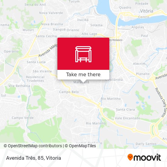 Avenida Três, 85 map