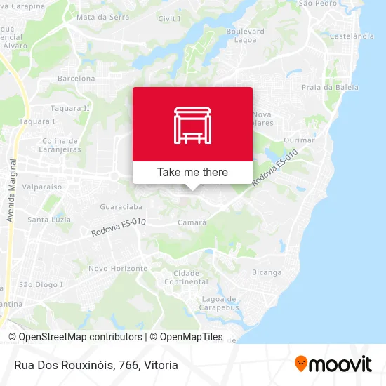 Rua Dos Rouxinóis, 766 map