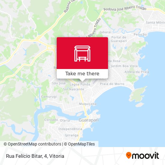 Rua Felício Bitar, 4 map
