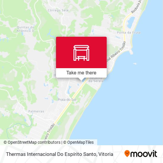 Mapa Thermas Internacional Do Espírito Santo