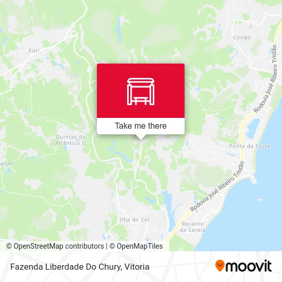 Fazenda Liberdade Do Chury map