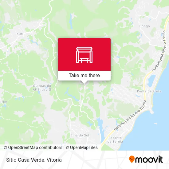 Sítio Casa Verde map