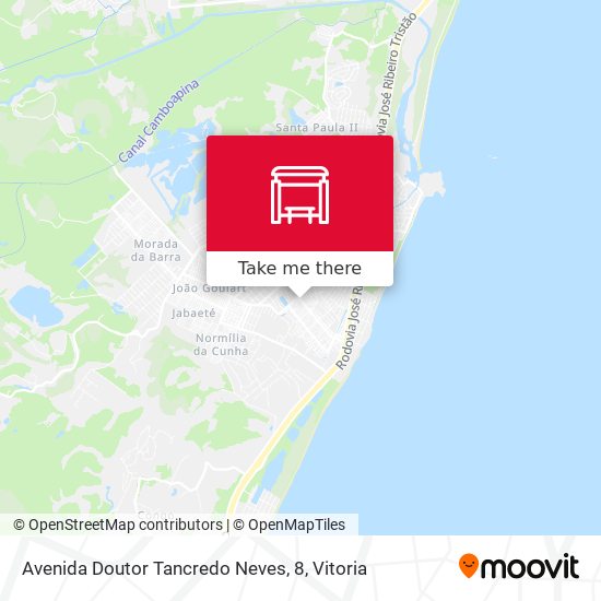 Avenida Doutor Tancredo Neves, 8 map