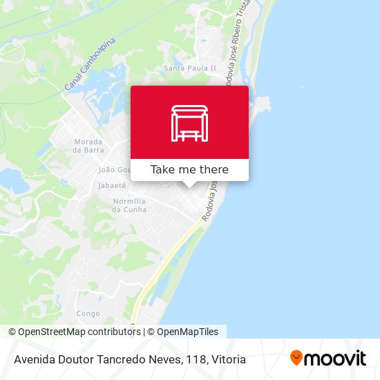 Avenida Doutor Tancredo Neves, 118 map