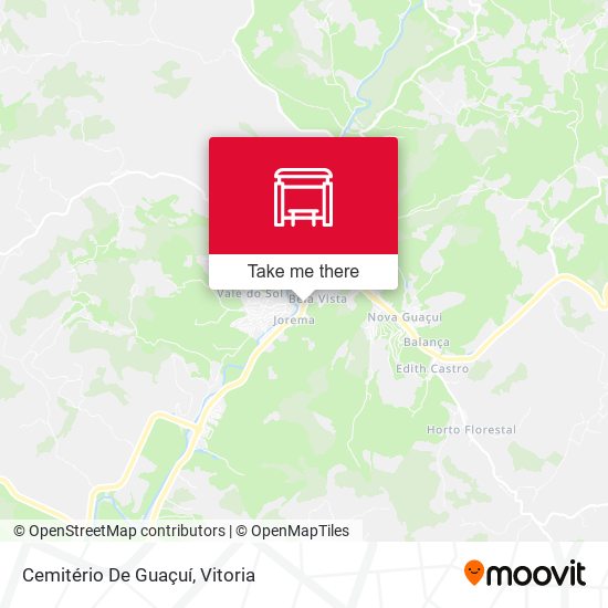 Cemitério De Guaçuí map