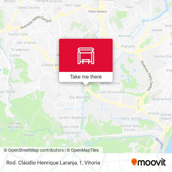 Rod. Cláudio Henrique Laranja, 1 map