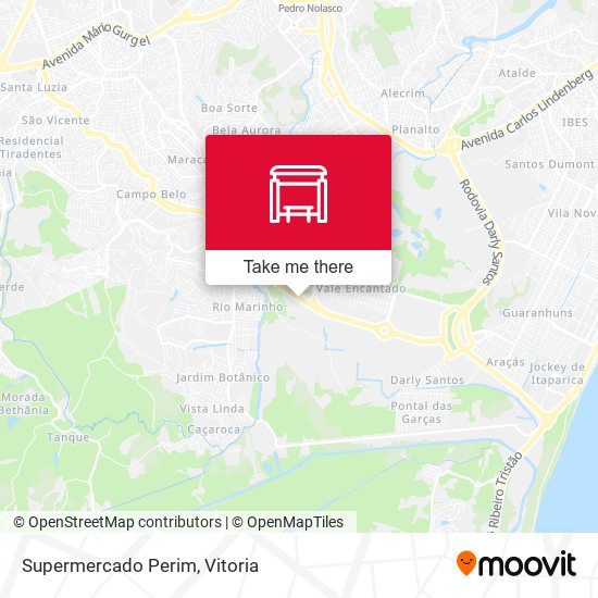 Supermercado Perim map