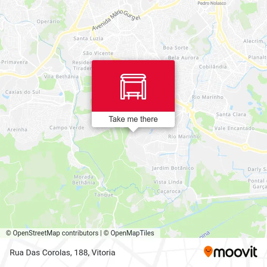 Rua Das Corolas, 188 map