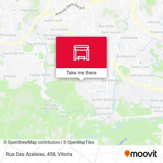 Rua Das Azaleias, 458 map