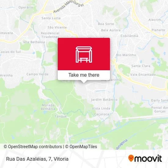 Rua Das Azaléias, 7 map