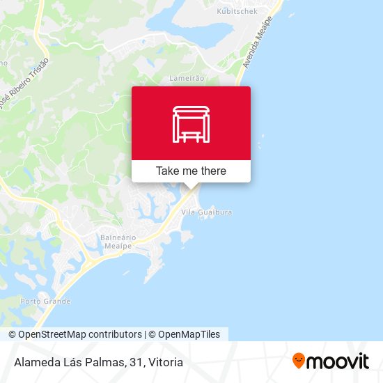 Mapa Alameda Lás Palmas, 31