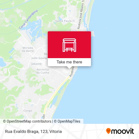 Rua Evaldo Braga, 123 map