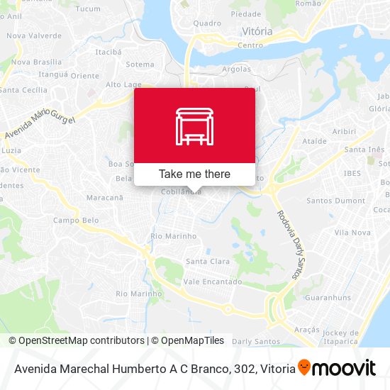 Avenida Marechal Humberto A C Branco, 302 map