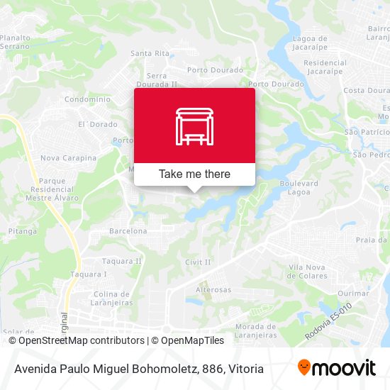 Avenida Paulo Miguel Bohomoletz, 886 map