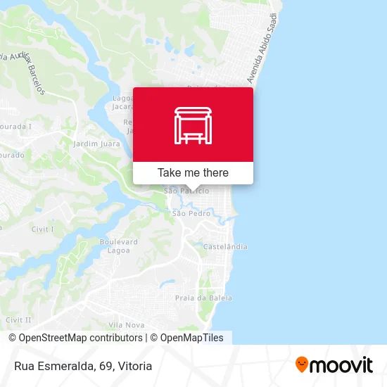 Rua Esmeralda, 69 map