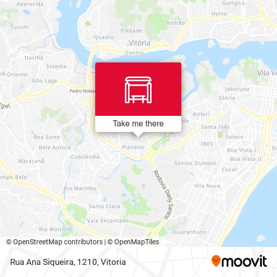 Rua Ana Siqueira, 1210 map