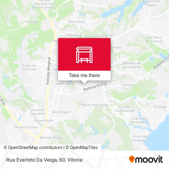 Rua Evaristo Da Veiga, 60 map