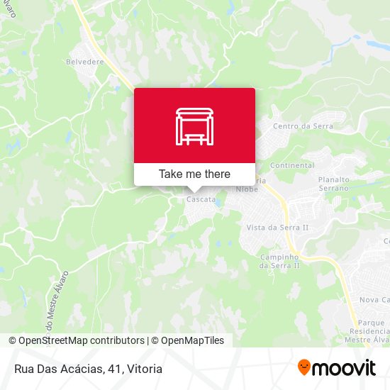Rua Das Acácias, 41 map