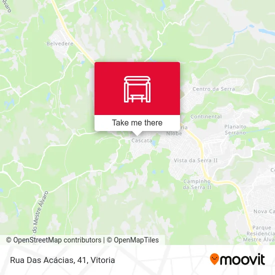 Rua Das Acácias, 41 map