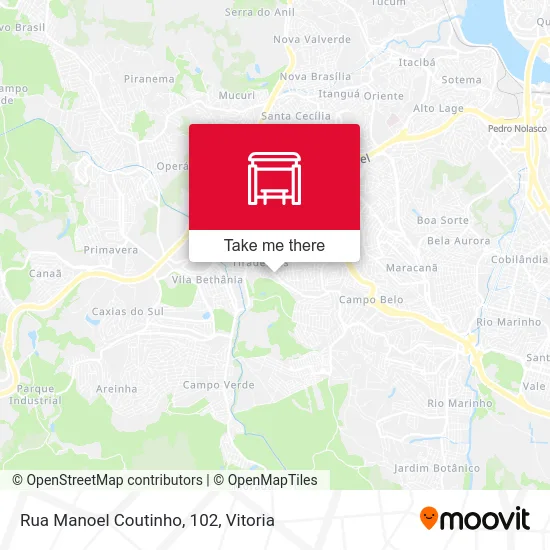Rua Manoel Coutinho, 102 map