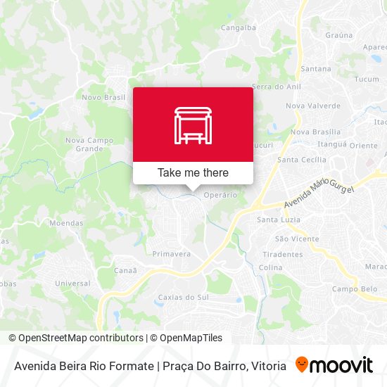 Avenida Beira Rio Formate | Praça Do Bairro map