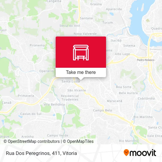 Rua Dos Peregrinos, 411 map