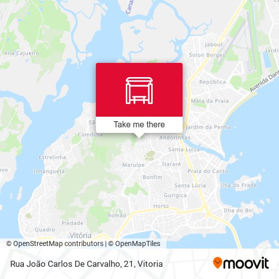 Rua João Carlos De Carvalho, 21 map