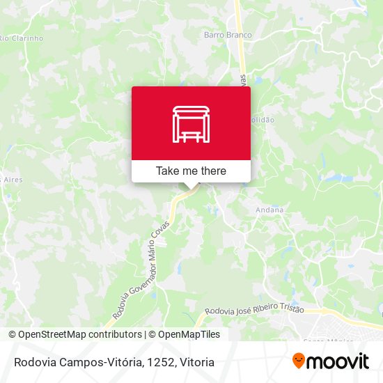 Rodovia Campos-Vitória, 1252 map