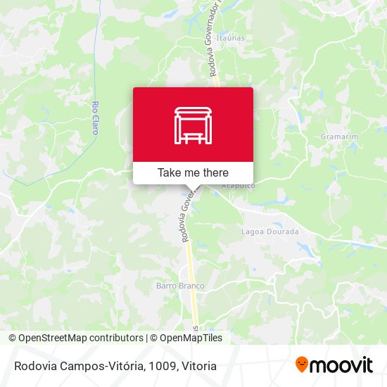Rodovia Campos-Vitória, 1009 map