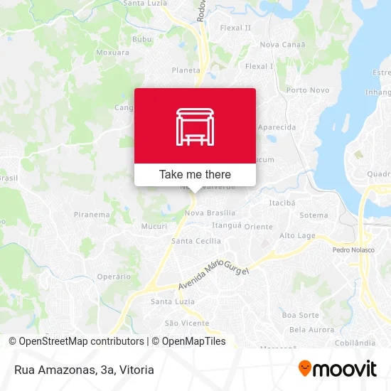 Rua Amazonas, 3a map