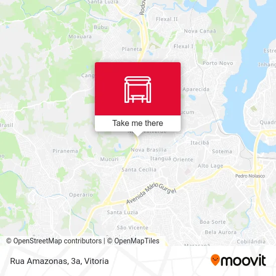 Rua Amazonas, 3a map