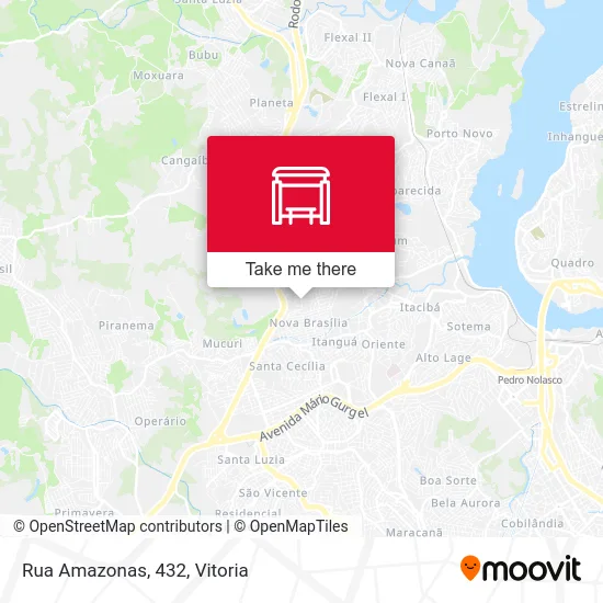 Rua Amazonas, 432 map