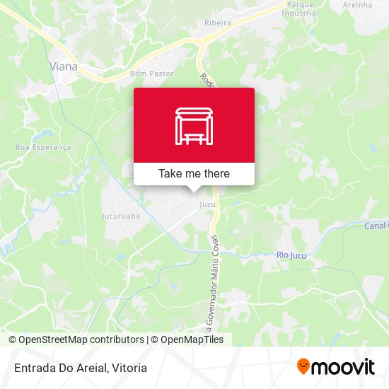 Entrada Do Areial map