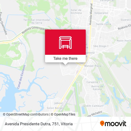 Avenida Presidente Dutra, 751 map