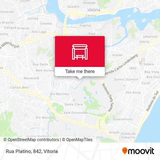 Rua Platino, 842 map