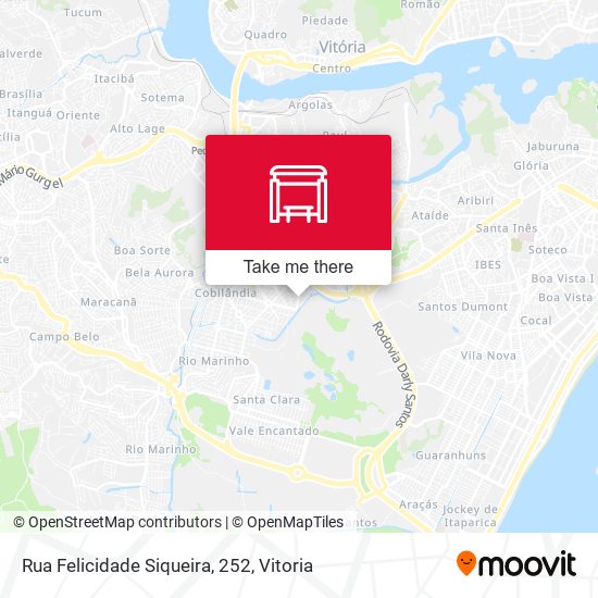 Rua Felicidade Siqueira, 252 map