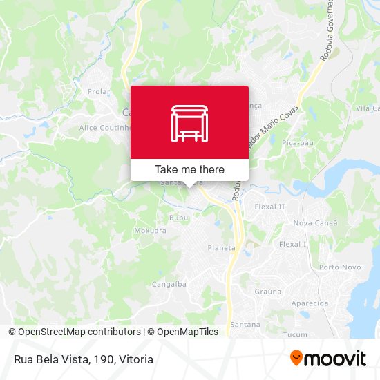 Rua Bela Vista, 190 map