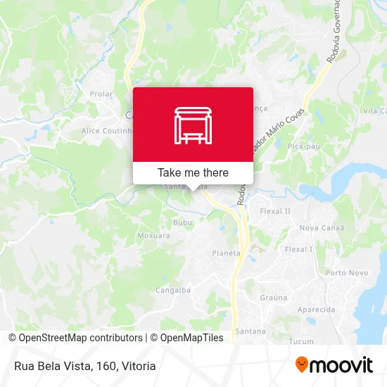 Rua Bela Vista, 160 map