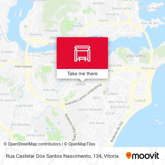 Rua Castelar Dos Santos Nascimento, 134 map